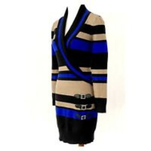 Venus Color Block Sweater Dress - Picture 1 of 6